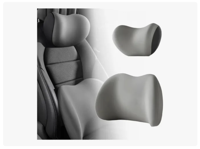 Kit Almohada Cojín Cuello Cervical Viaje Auto Hogar Avión