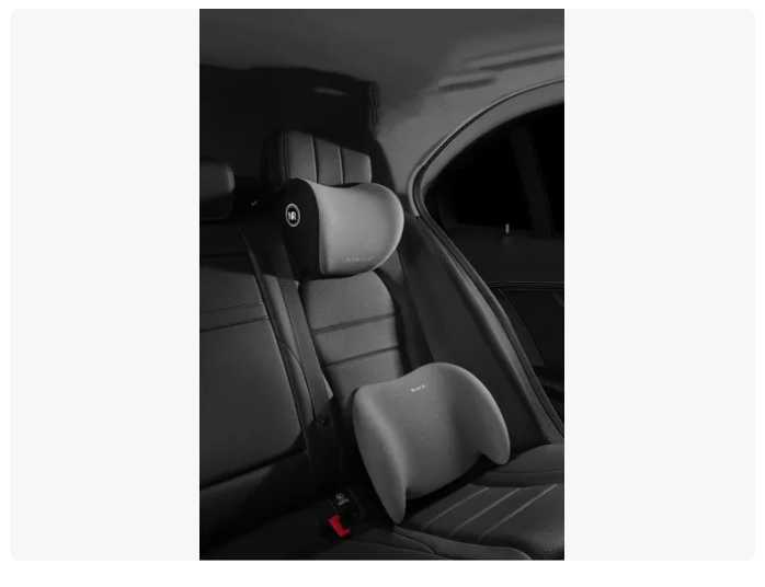 Kit Almohada Cojín Cuello Cervical Viaje Auto Hogar Avión