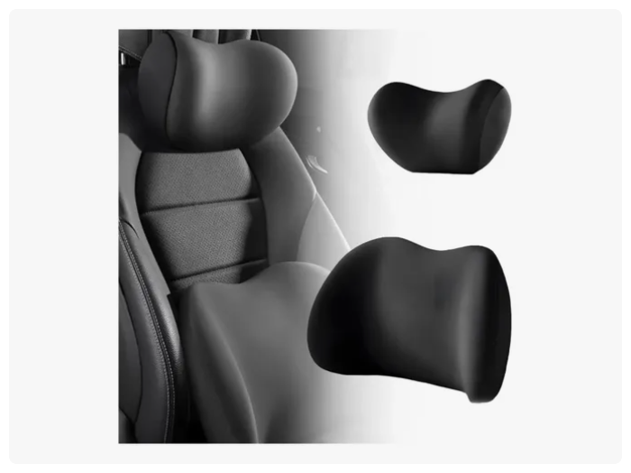 Kit Almohada Cojín Cuello Cervical Viaje Auto Hogar Avión