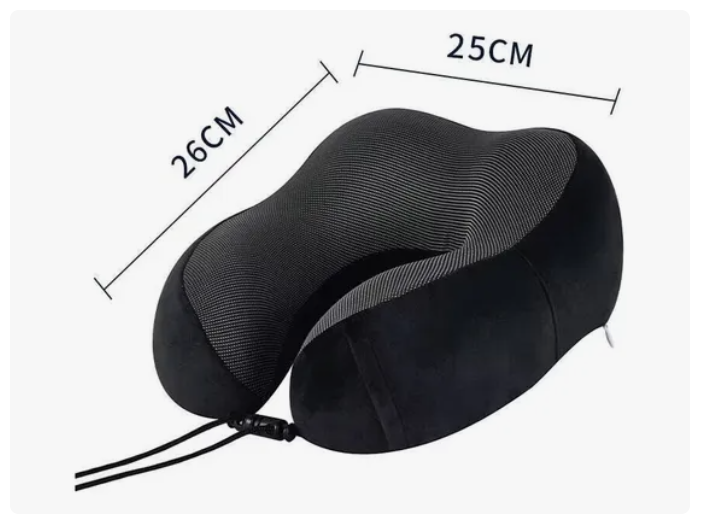 Cómodo Almohada De Viaje Espuma De Memoria Cojín Para Cuello