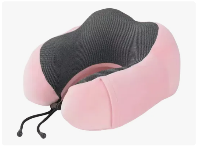 Cómodo Almohada De Viaje Espuma De Memoria Cojín Para Cuello