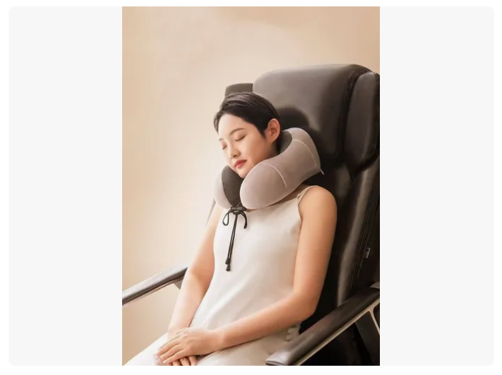 Cómodo Almohada De Viaje Espuma De Memoria Cojín Para Cuello
