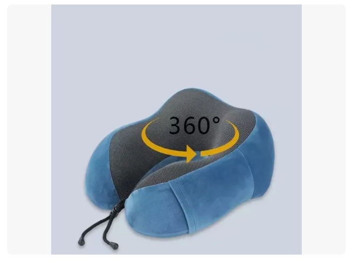 Cómodo Almohada De Viaje Espuma De Memoria Cojín Para Cuello
