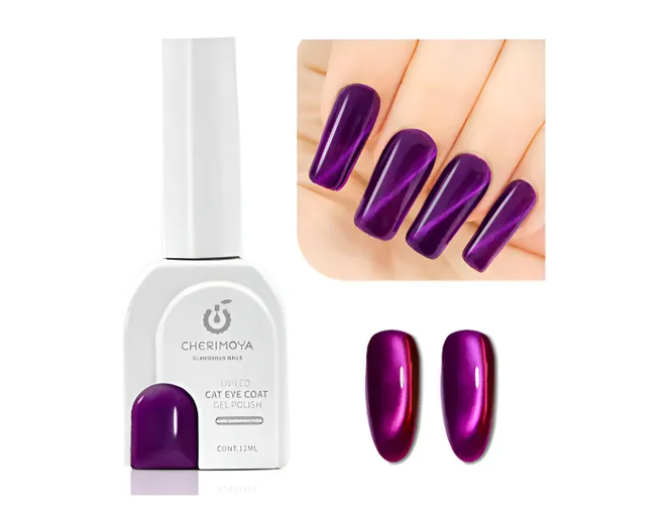 Esmalte De Uñas Ojo De Gato Neon Cat Eye Neon 12ml Cherimoya