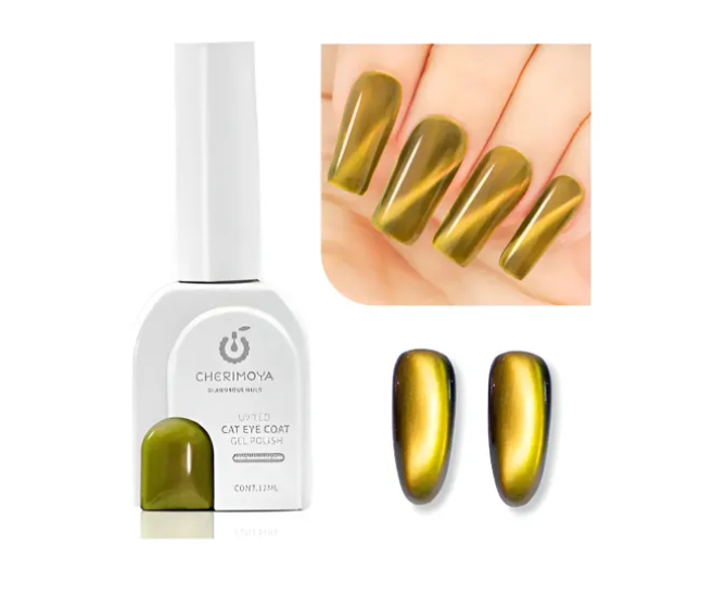 Esmalte De Uñas Ojo De Gato Neon Cat Eye Neon 12ml Cherimoya