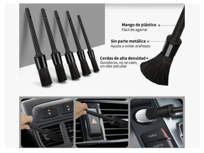 Limpieza De Auto Hogar Set Cepillos Para Taladro 23 Piezas