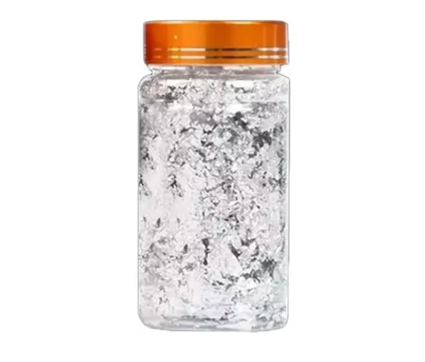 Escamas En Hoja Oro Papel Resina Epóxica Flake Uñas Foil