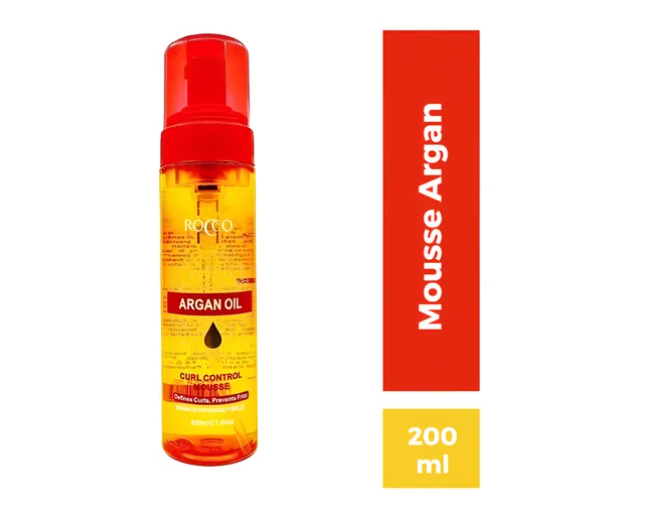 Rocco Curl Control Mousse Fijación De Argan Oil 200 Ml