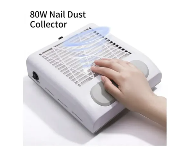 Extractor De Polvo Para Uñas 80w Manicura Pedicura Profesion
