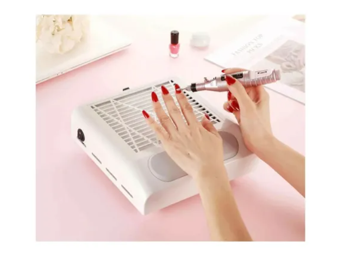 Extractor De Polvo Para Uñas 80w Manicura Pedicura Profesion