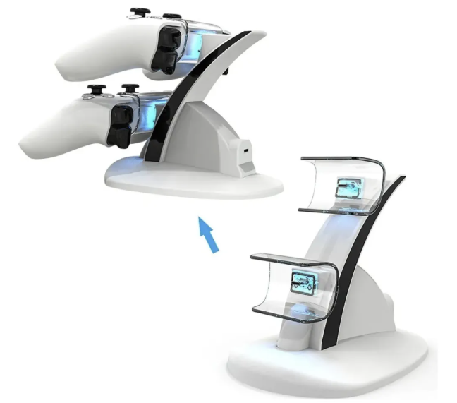 Cargador Dual Para Control Ps5 Soporte Base Dualsense