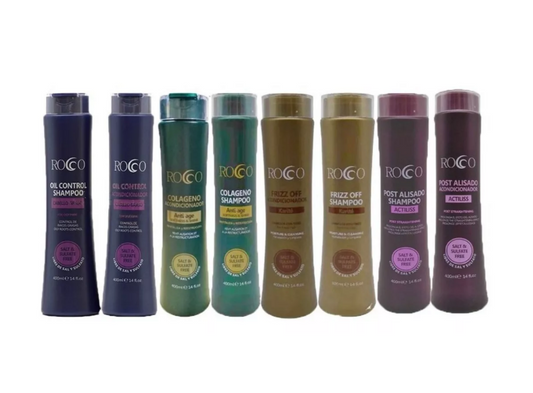 Shampoo O Acondicionador Rocco® Sin Sal 400ml - (Aroma A Elegir)