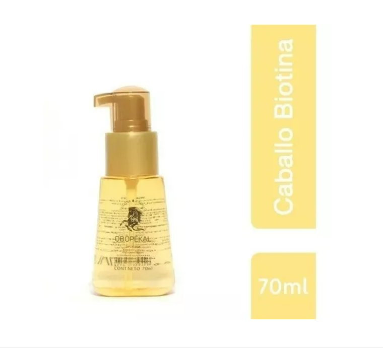Aceite Silicona Para Cabello Argan/Caballo 70ml Obopekal