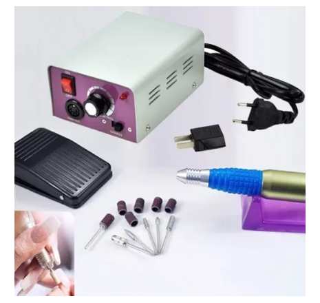 Torno Maquina Manicure Uñas Acrílica Profesional 25000 Hg