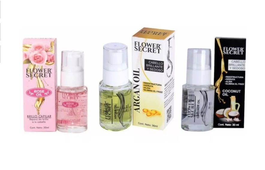 Aceite De Coco / Argan / Rosa Flower Secret 30ml