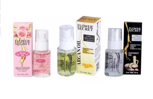 Aceite De Coco / Argan / Rosa Flower Secret 30ml