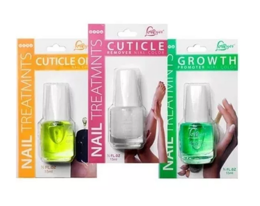 Tratamiento Para Uñas Aceite / Removedor / Fortalecedor Loveyes 18ml