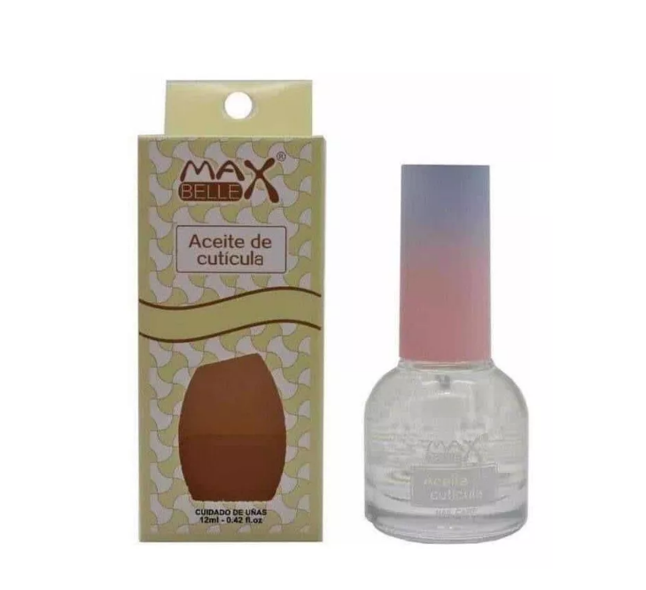 Tratamiento Para Uñas MaxBelle Aceite/Calcio/Fortalecedor 12Ml