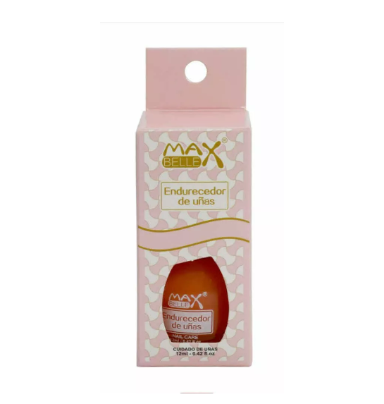 Tratamiento Para Uñas MaxBelle Aceite/Calcio/Fortalecedor 12Ml