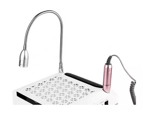 Torno Y Extractor Profesional Para Manicure 3 In 1