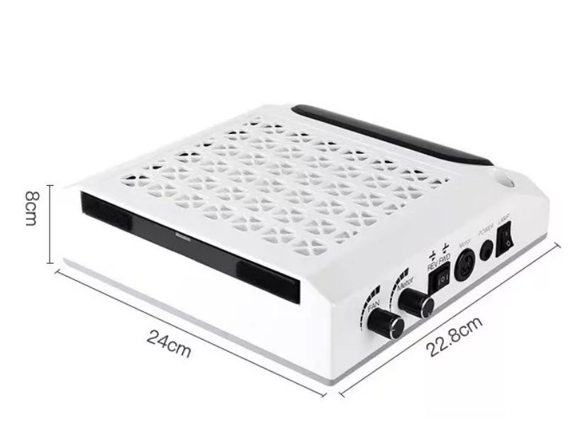 Torno Y Extractor Profesional Para Manicure 3 In 1