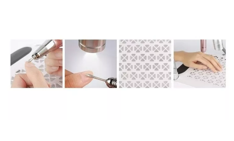 Torno Y Extractor Profesional Para Manicure 3 In 1