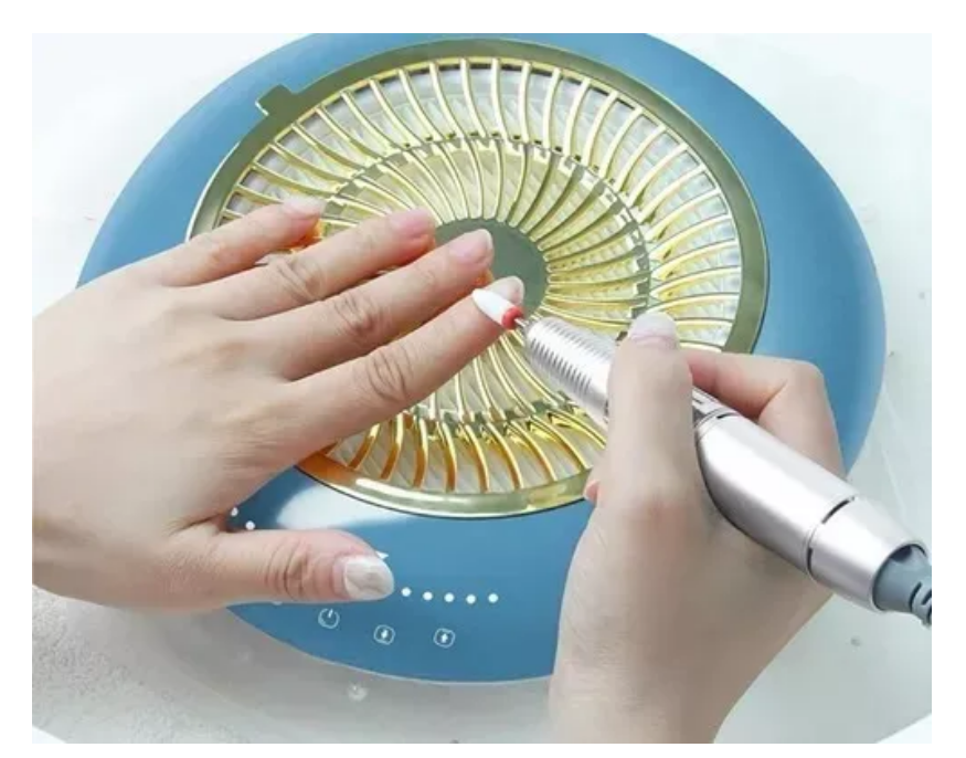 Taladro Para Uñas - Colector De Polvo De Uñas 2 En 1