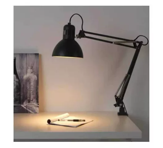 Lámpara Escritorio Oficina Con Abrazadera Brazo Flexible