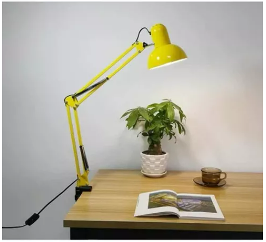 Lámpara Escritorio Oficina Con Abrazadera Brazo Flexible