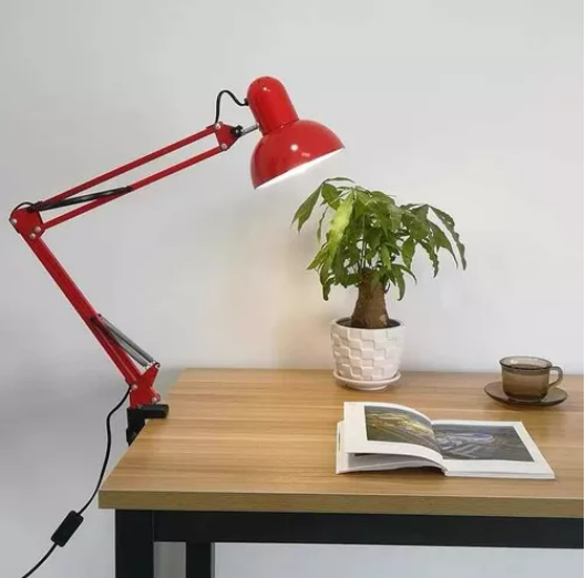 Lámpara Escritorio Oficina Con Abrazadera Brazo Flexible