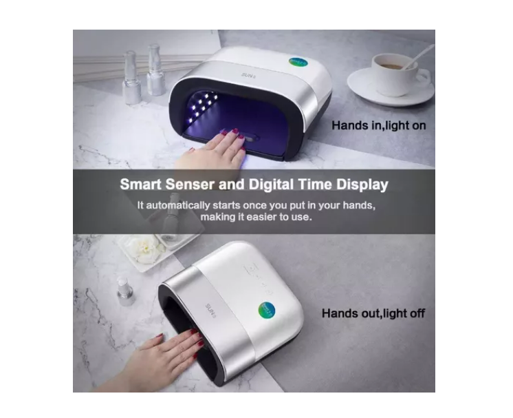 Lampara Led Uv 2 In 1 Secador De Uñas Manicure 48w