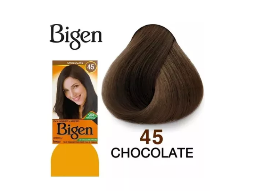Tinte En Polvo Para Cabellos Y Cejas Bigen 6g