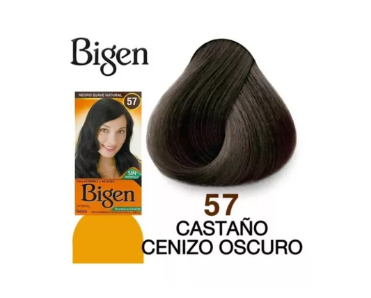 Tinte En Polvo Para Cabellos Y Cejas Bigen 6g