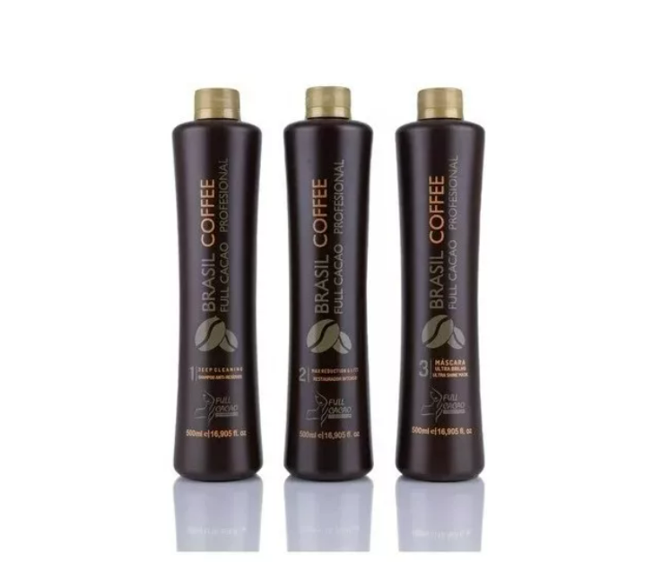 Keratina Alisado Brasil Coffe Fullcacao® (3 Pasos) 500ml
