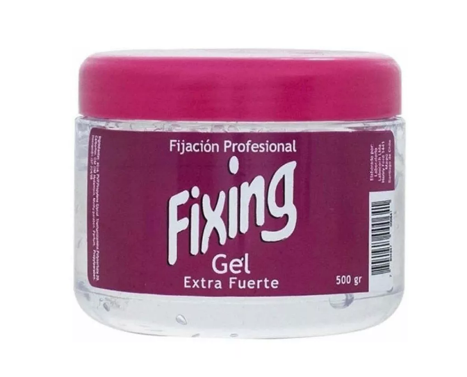 Gel De Peinar Fijador Extra Fuerte Fixing 500g