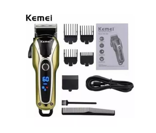 Cortadora De Cabello Profesional Cuchilla Acero Kemei KM-1990