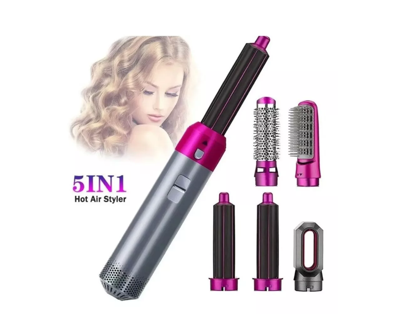 Cepillos Alisadores Eléctricos Peine Secador Pelo 5 En 1