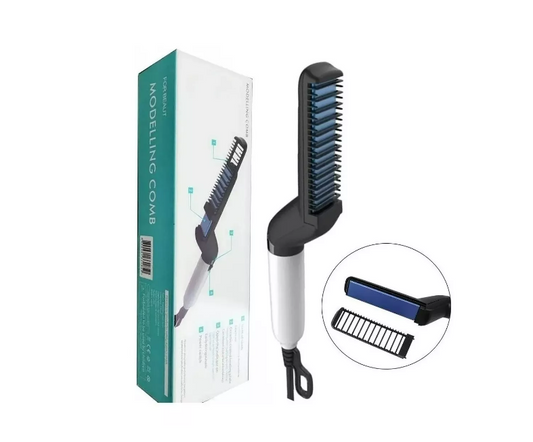 Cepillo Alisador Hombre Barba Alisadora Plancha Cabello Pelo