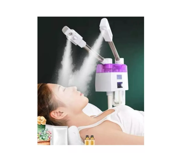 Vaporizador Facial Con Pedestal Frío Y Caliente Vapor Ozono