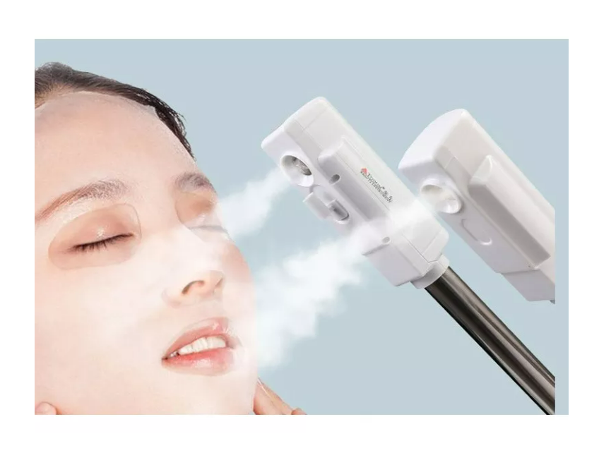 Vaporizador Facial Con Pedestal Frío Y Caliente Vapor Ozono