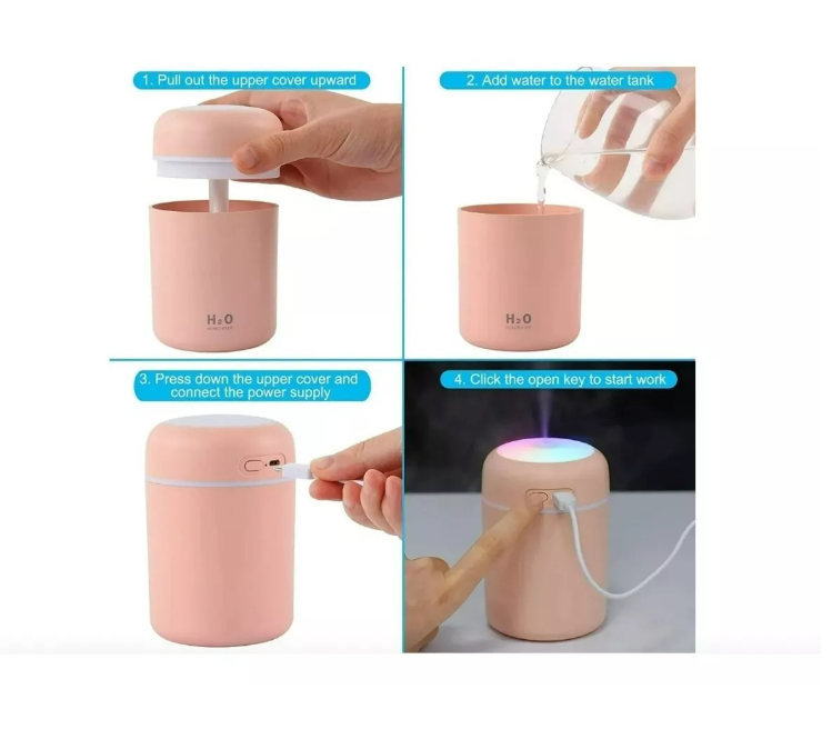 Difusor Humidificador De Aire Para Automóvil - Hogar - Ofici