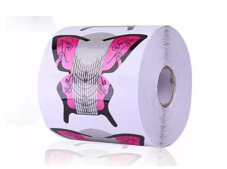 Papel Molde En Forma De Mariposa 300 Unid Acrílico Gel