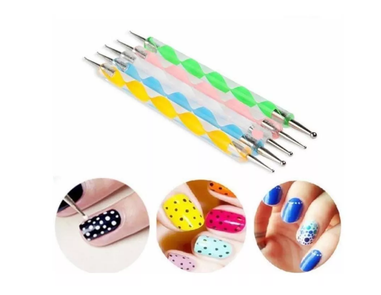 Set 5 Puntero Nail Art Profesional Para Manicure Uñas