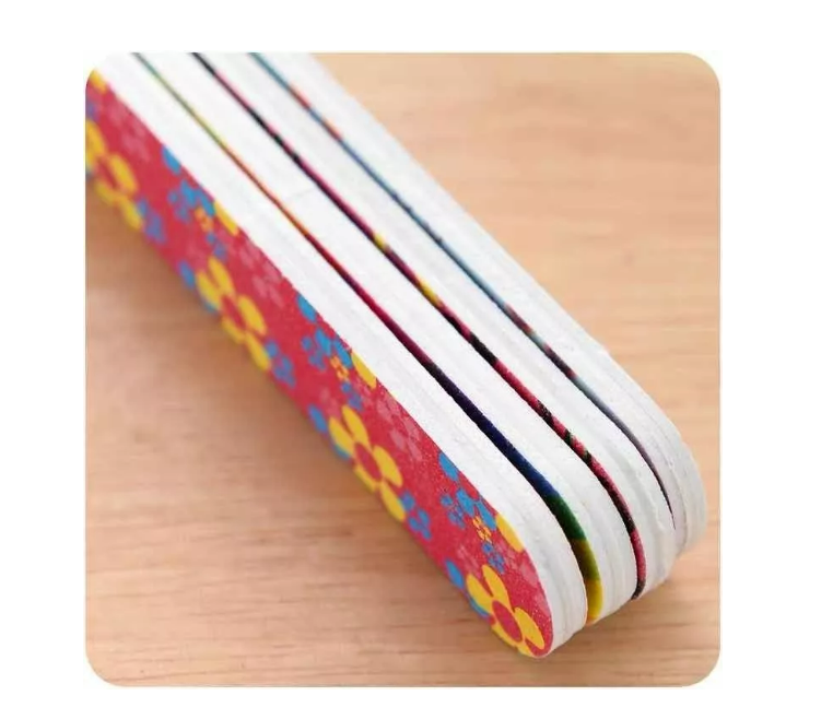 Limas Con Diseño Para Manicure De Uñas