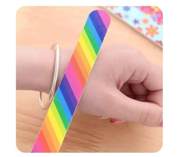 Limas Con Diseño Para Manicure De Uñas