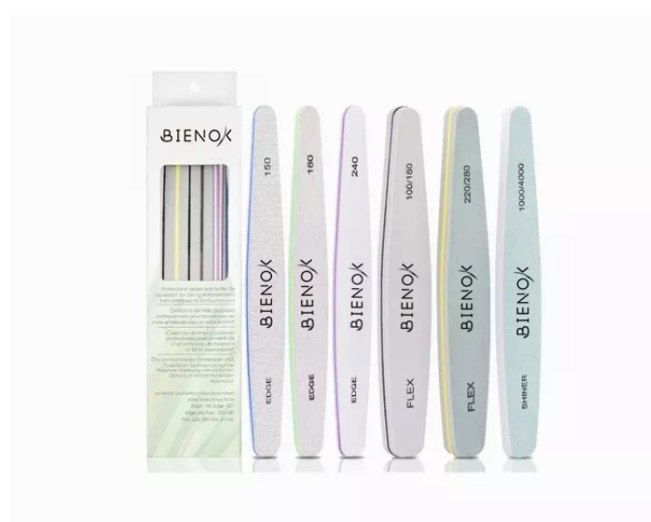 Limas De Uñas Profesionales, 6 Piezas