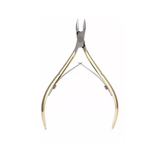 Cortador De Uñas Dorado / Cutícula / Manicura