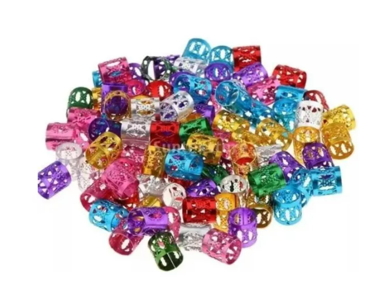 1000 Anillos/ Accesorios Para Trenzas Africanas / Variedades