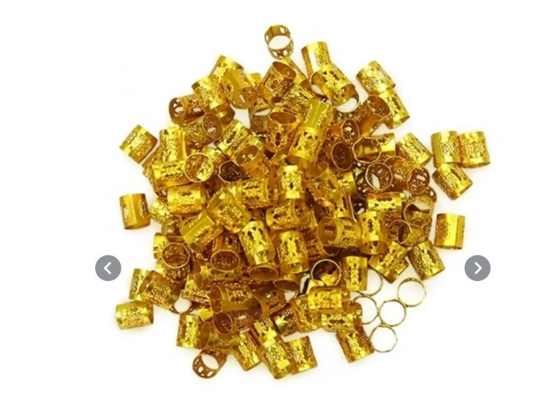 1000 Anillos/ Accesorios Para Trenzas Africanas / Variedades