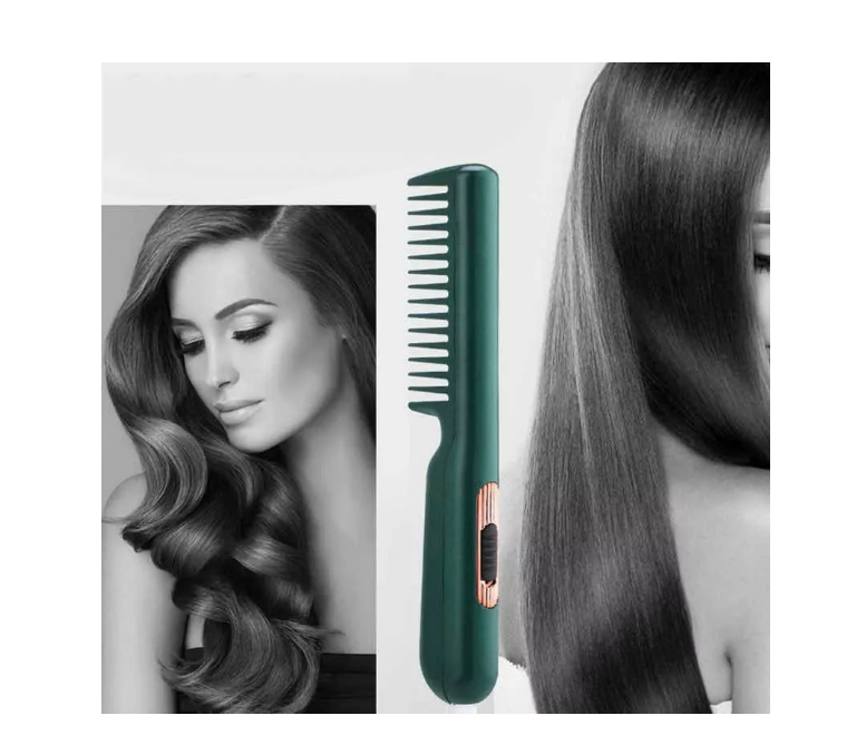 Peine Pelo Cabello Liso Profesional Usb Portátil